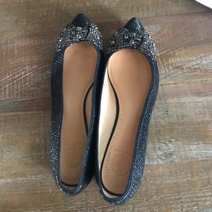 Tory Burch Vanessa sparkly ballet flats