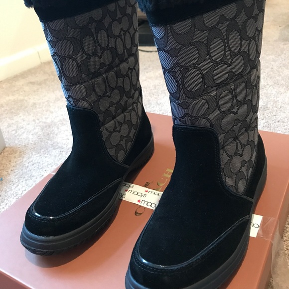 Black Coach boots - Picture 2 of 5