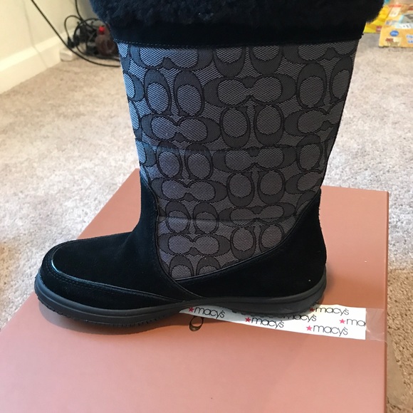 Black Coach boots - Picture 5 of 5