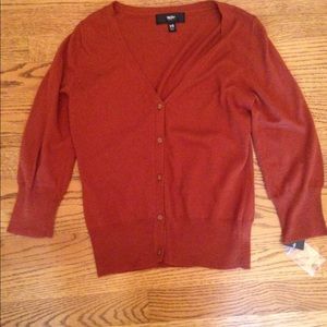 Mossimo Rust Colored Cardigan