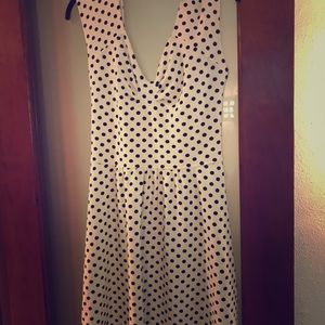 EUC Anthropologie Polka dot Dress size 14