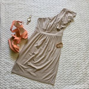 Ann Taylor one shoulder dress