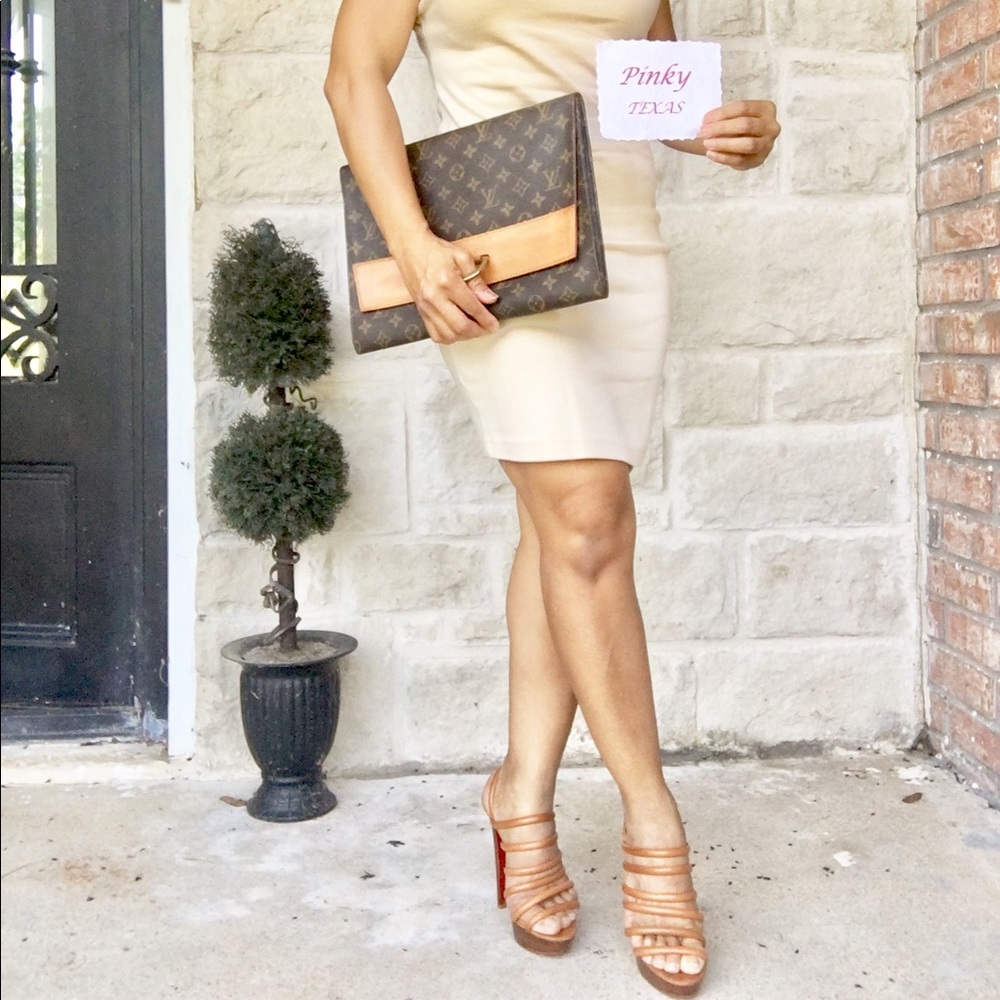 💯LOUIS VUITTON JENA VINTAGE MONOGRAM CLUTCH