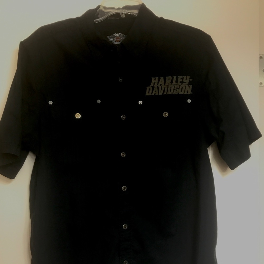 Harley Davidson Mechanic’s work Shirt    Size large