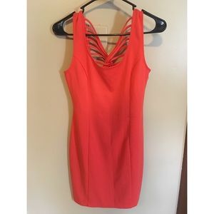 Coral dress!