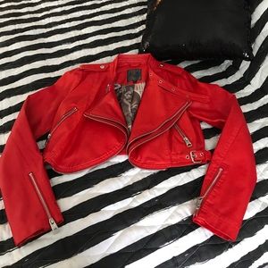 GUESS Michael Jackson Inspired Faux Leather Jacket