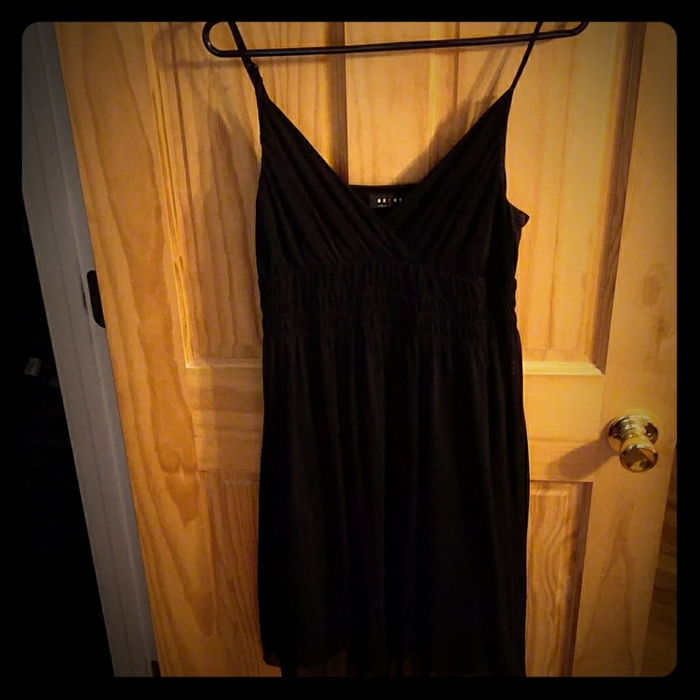 Black cocktail dress