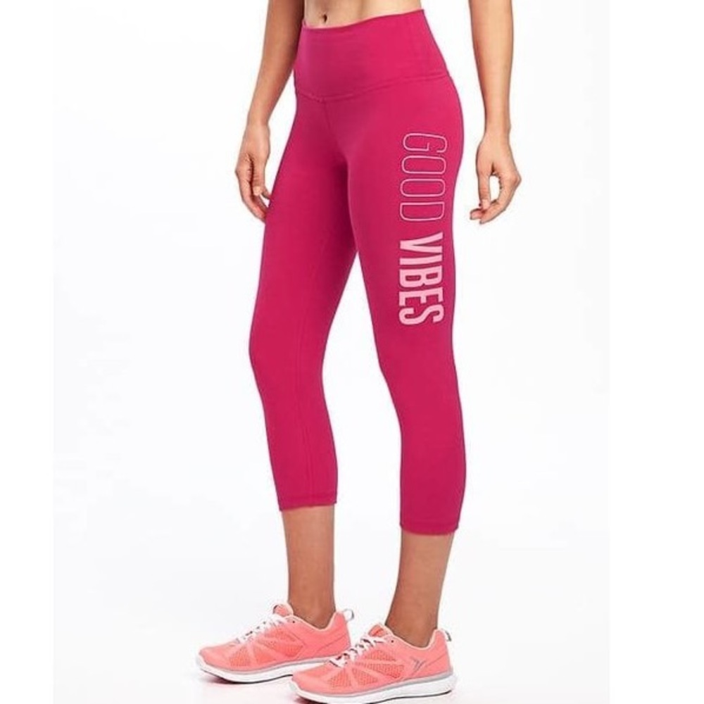 Old navy good vibes yoga pants