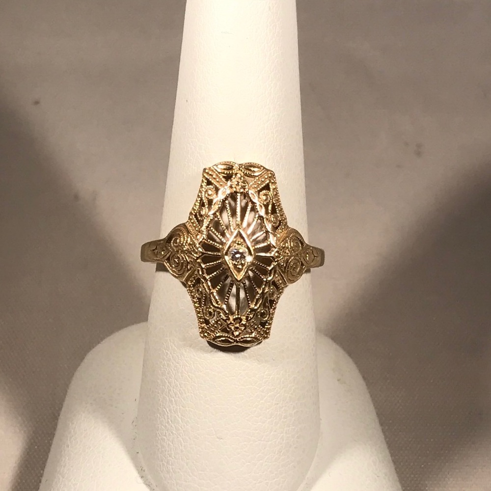 14k yellow gold vintage Ring