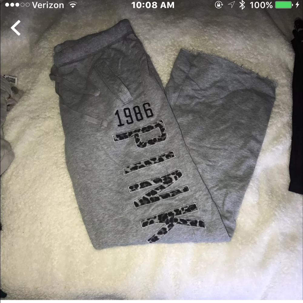 PINK boyfriend sweatpants