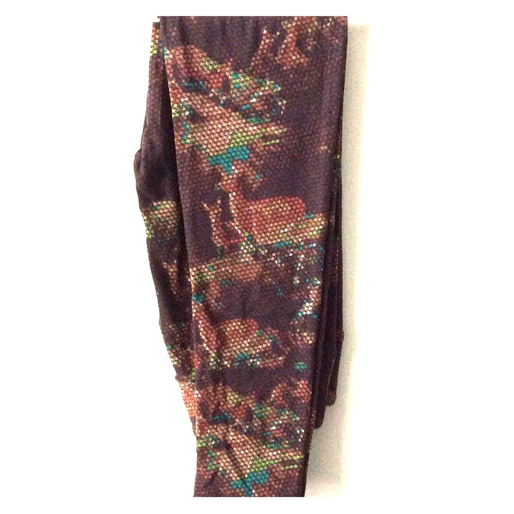 BNWT Lularoe OS Deer leggings