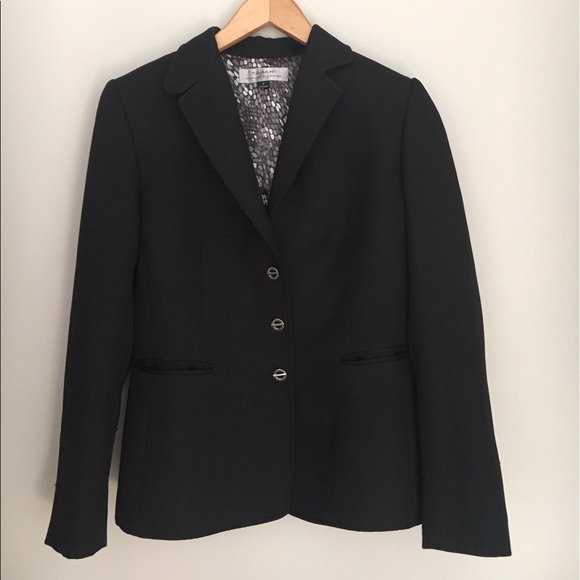 Tahari Black Pant Suit Set Size 6 - Picture 2 of 8