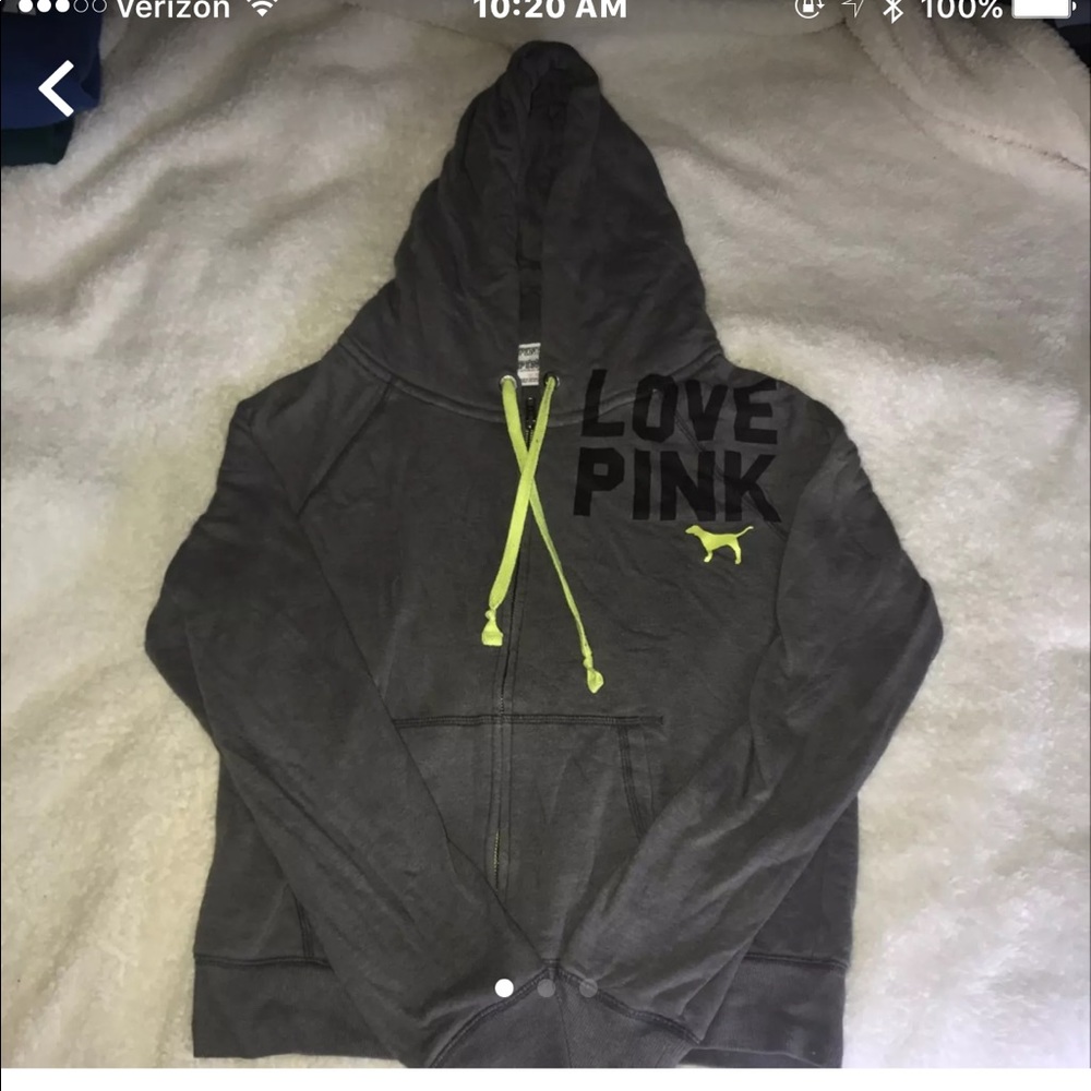 PINKzip up hoodie