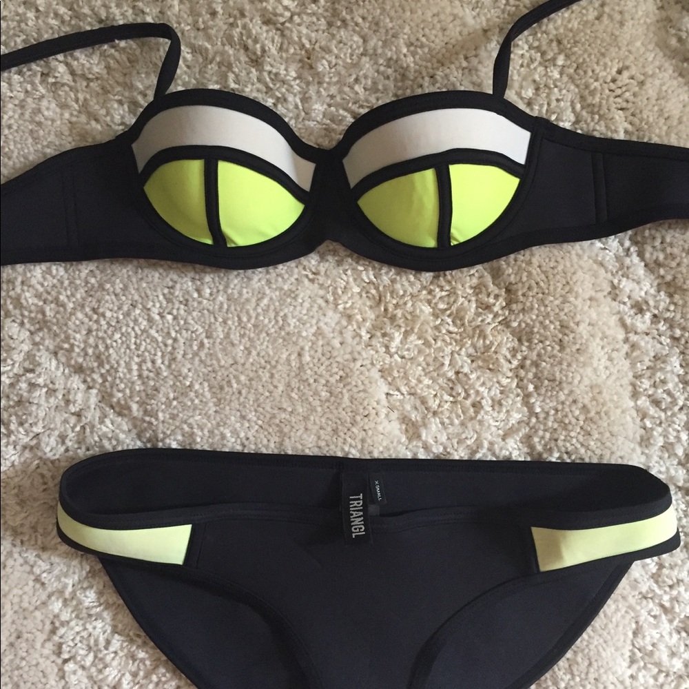Triangl Neon Yellow & Black Bikini