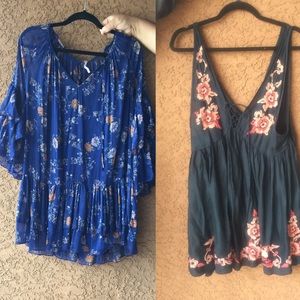 Bundle of 2 Free people dresses. 90 for both!