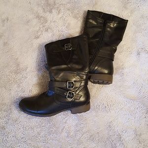 Baretraps black fall winter boots size 7  7 1/2