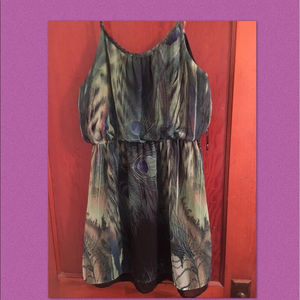 Peacock dress