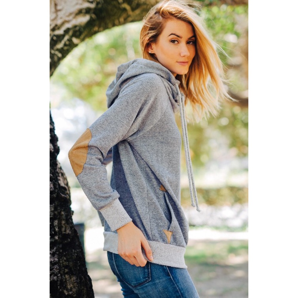 LAST ONE!! High Turtleneck Hoodie Pullover - Picture 2 of 4