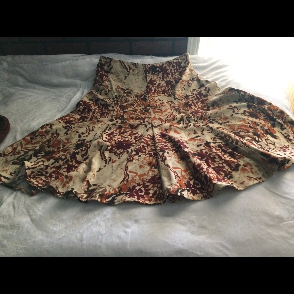 Flare skirt  LN brushed texture. Great with boots