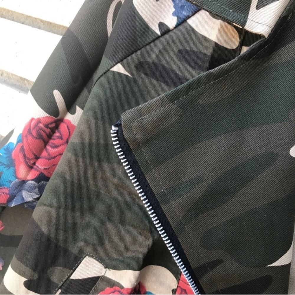 NEW 🌹Camouflage Rose Jacket - Picture 3 of 5