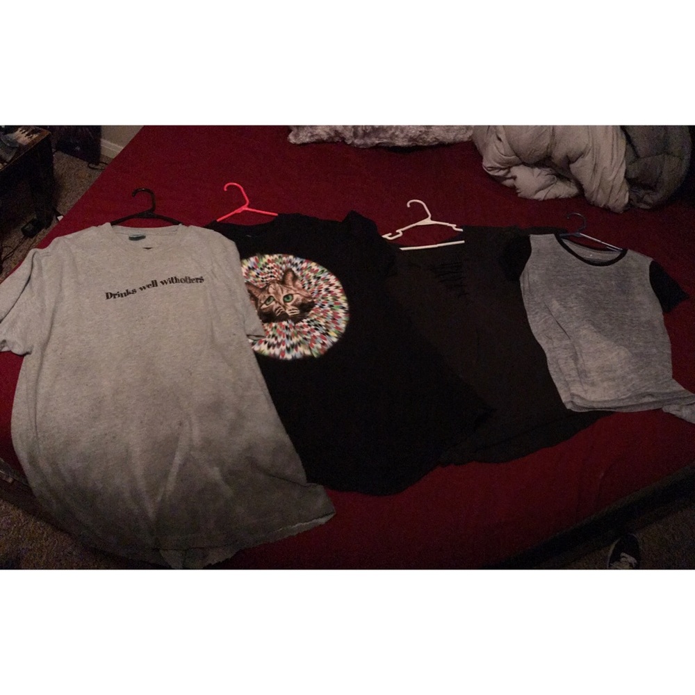Obey, flannel, hoodie, crewneck, t shirts