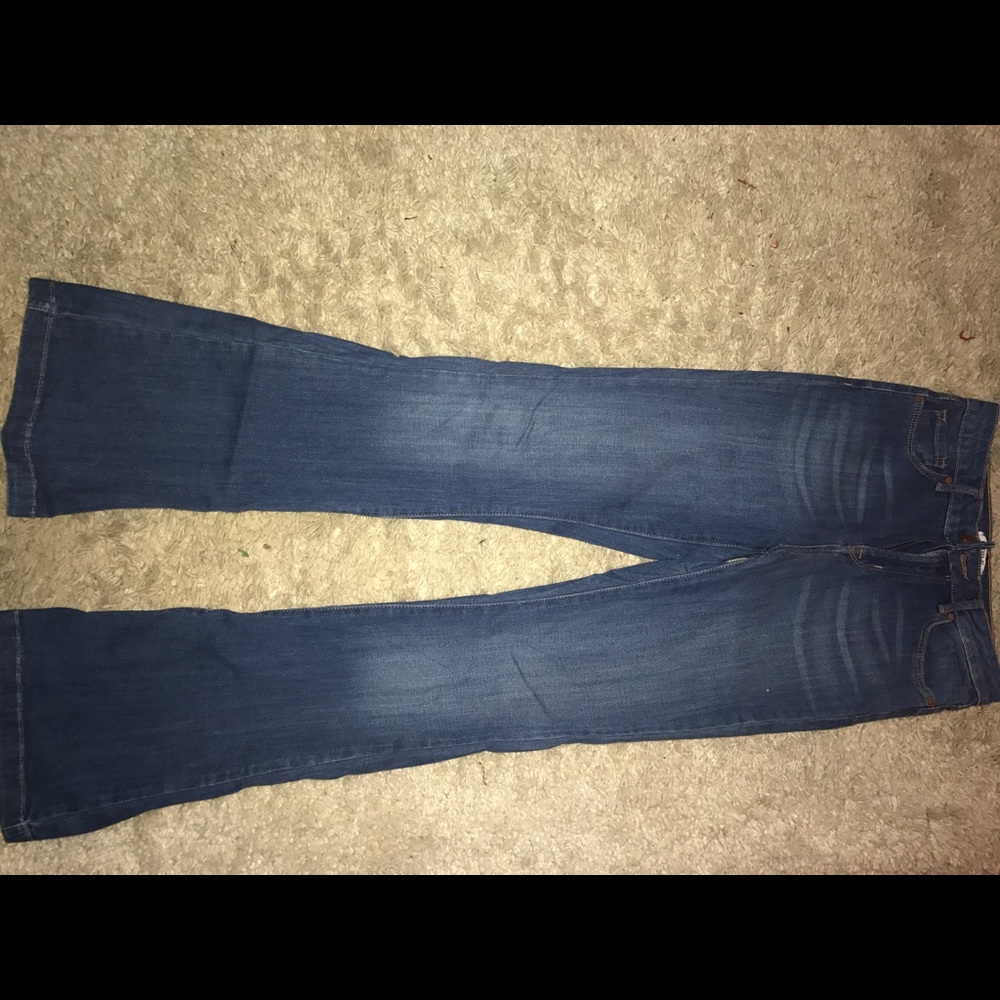 Forever 21 dark wash flare jeans