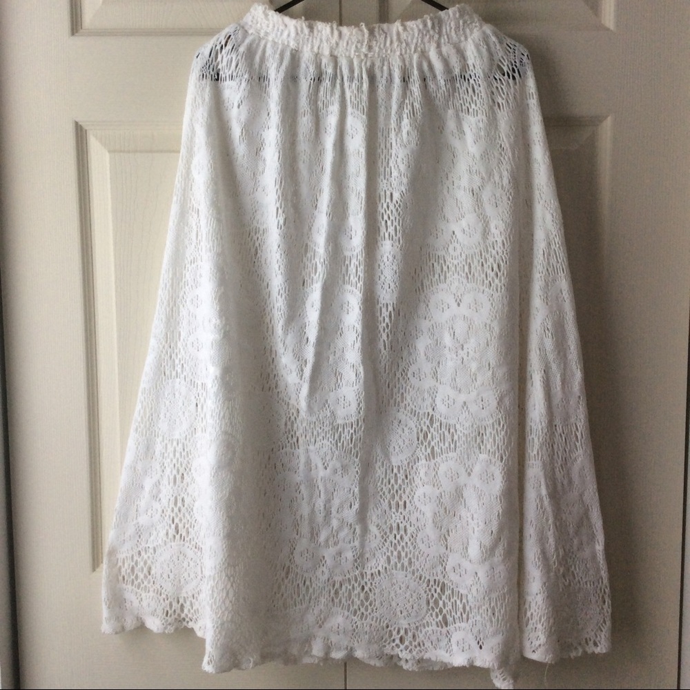 🎈SALE🎈Skirt Knit Crochet Lace White