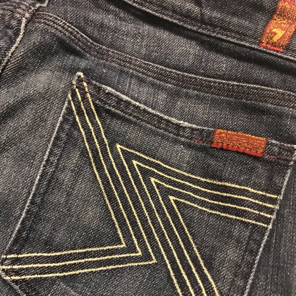 SOLD-bottom/flare -7 for all mankind. Size 27