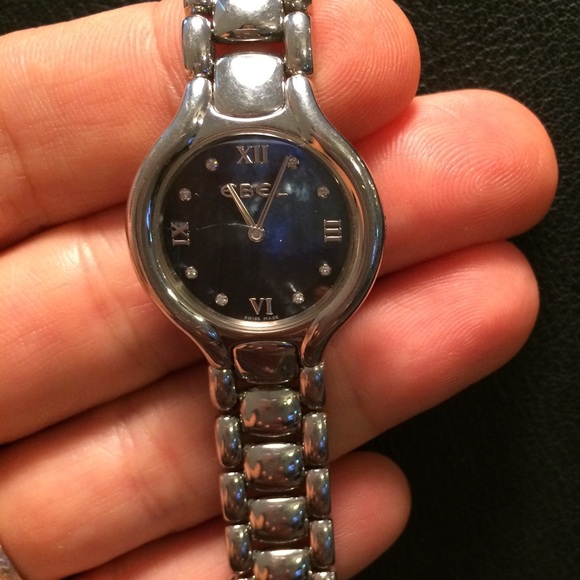 Stainless Steel Ebel Beluga ladies quartz watch