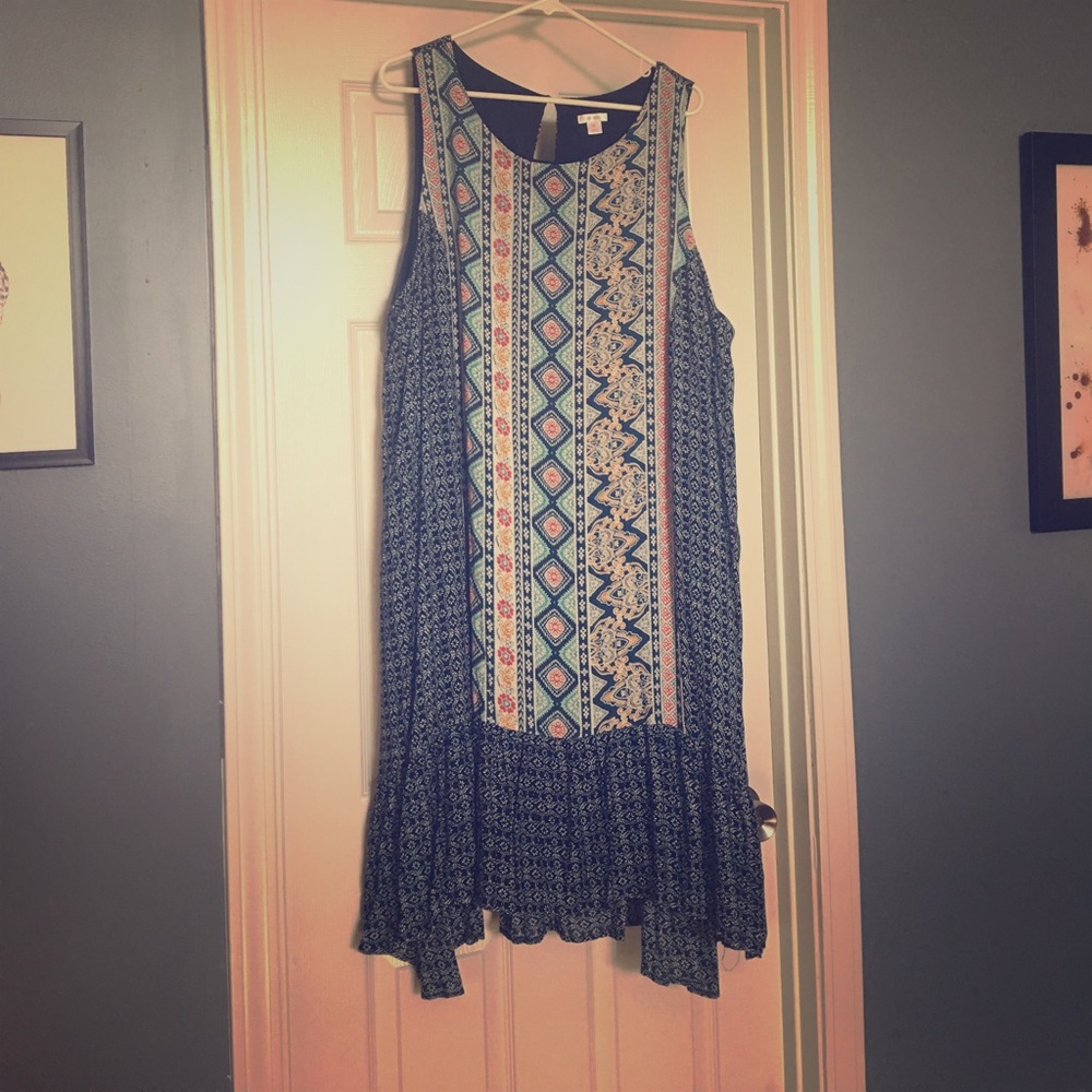 NWT Xhilaration Boho High Low Dress Size 3X