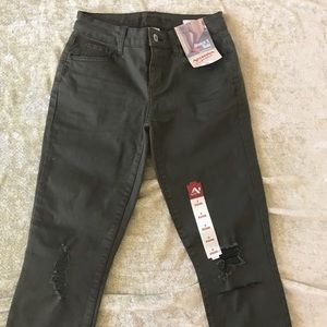 Arizona Jeans jeggings with knee rips