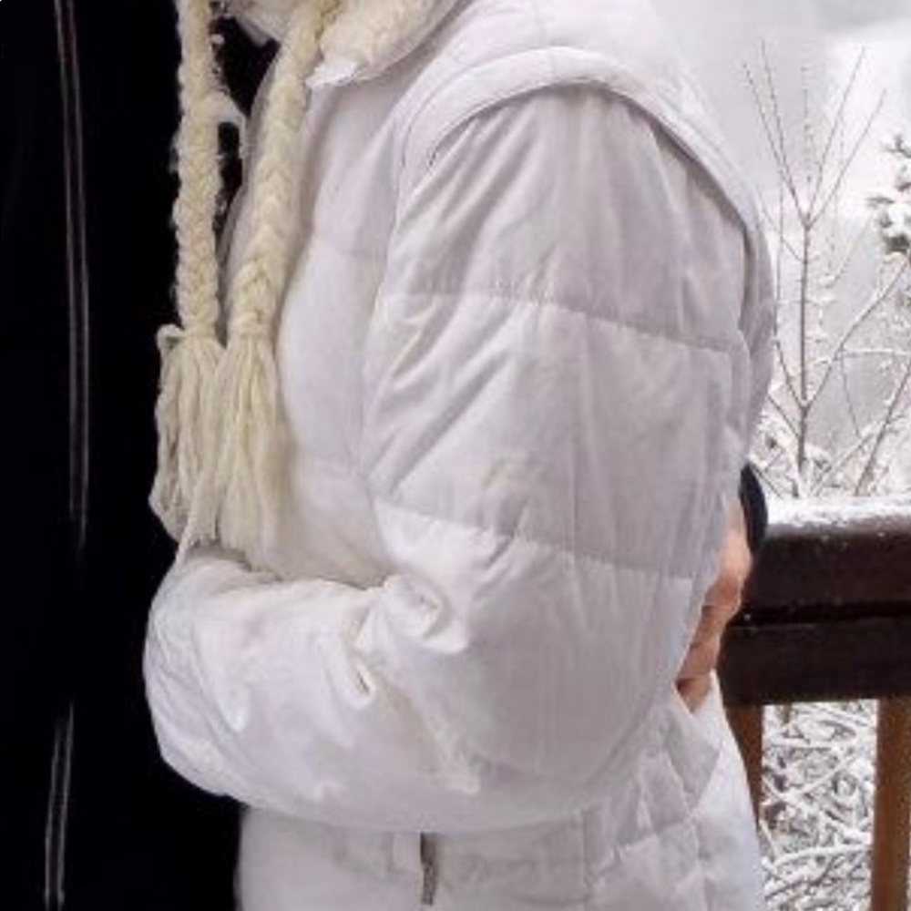 White winter coat