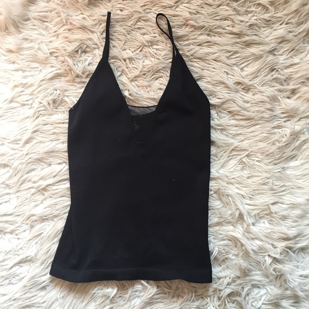 Free People Mesh Tank Top