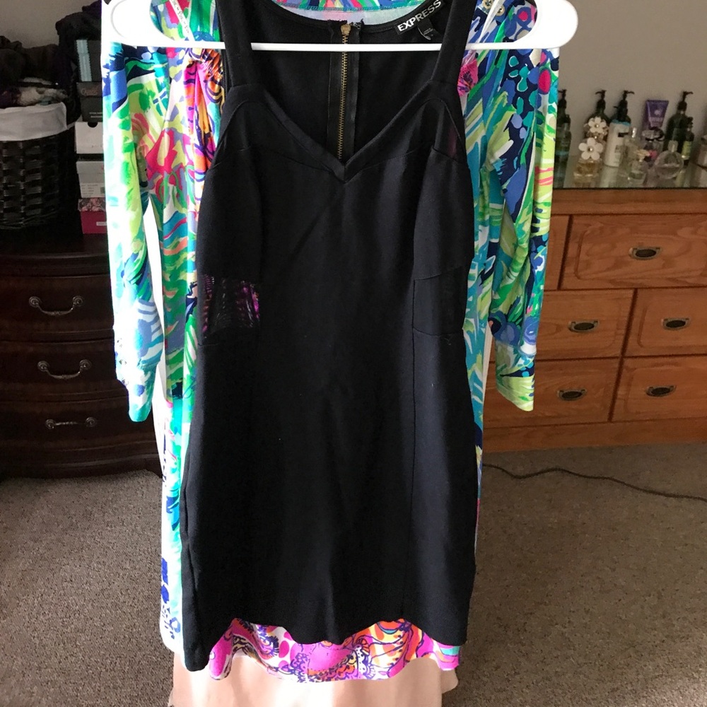 ☃️WINTER SALE ☃️ Black Express mash dress.