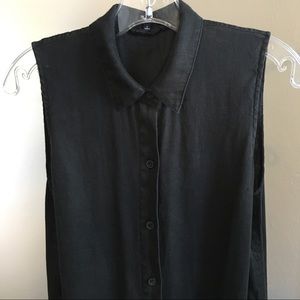 100% linen Madewell Shirt Dress