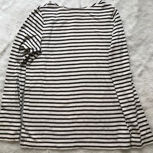 Gap striped boat neck top size L
