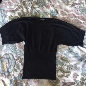 Black 3/4 length light sweater