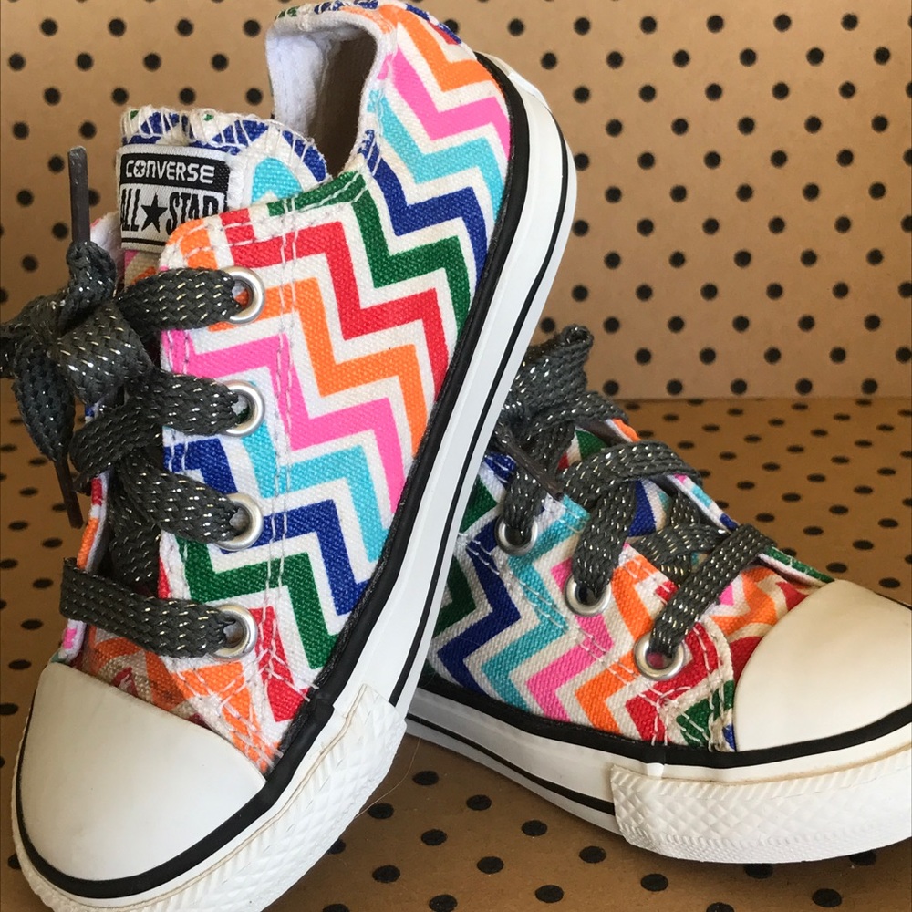 Toddler Chevron Converse Chucks