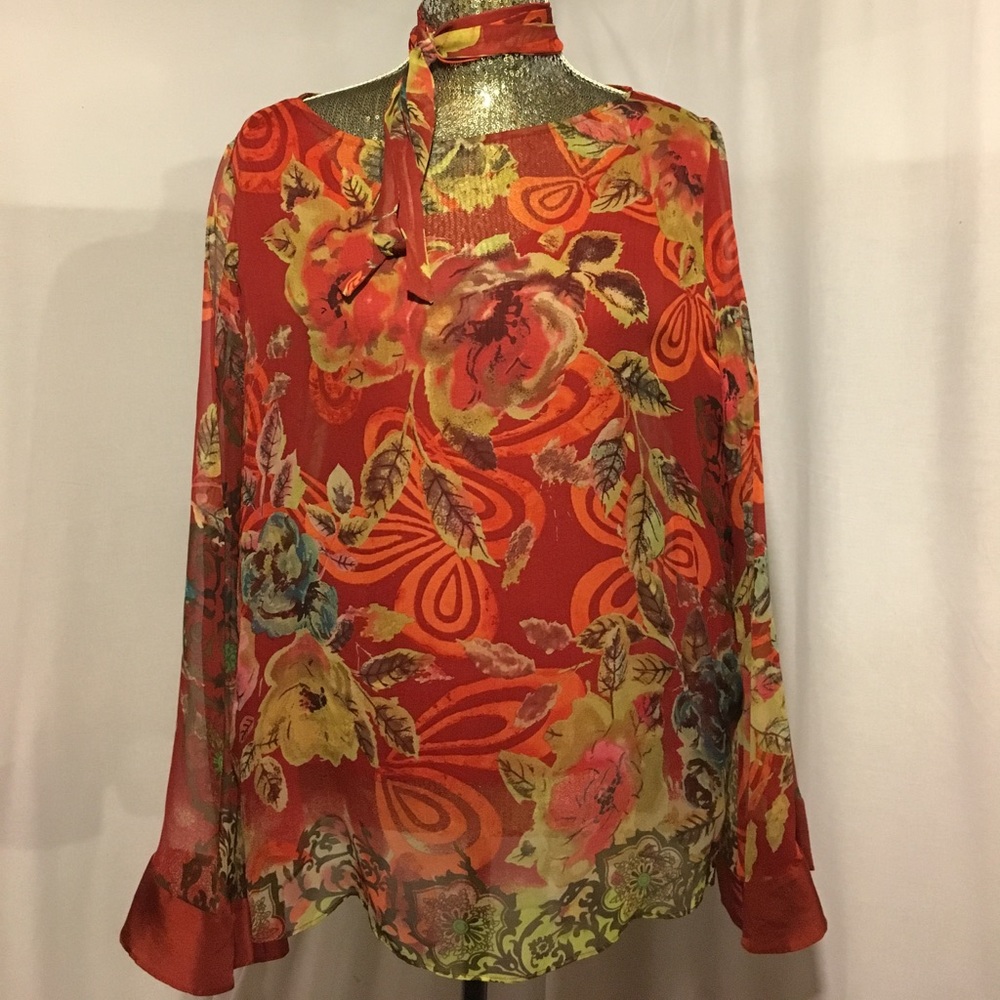 Silk tunic and sweater set, 3 priced as 1