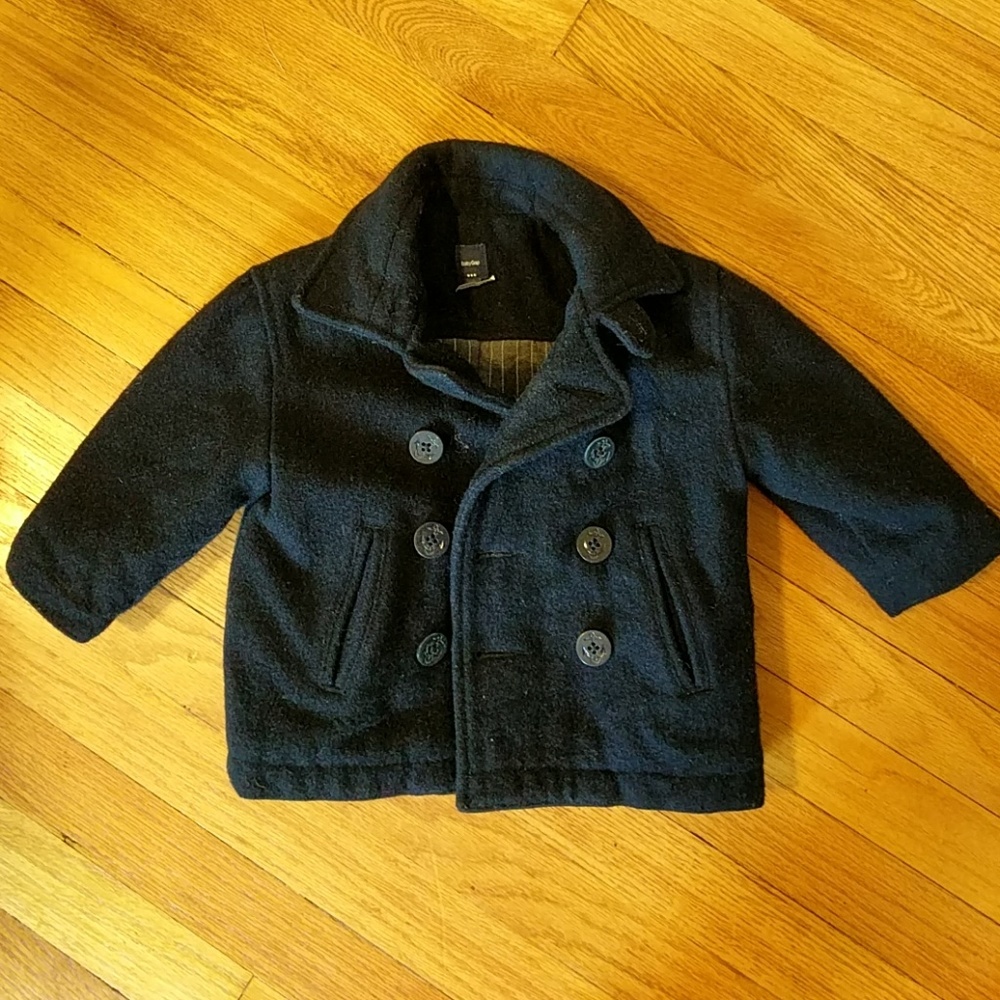Navy blue Baby Gap wool Pea Coat