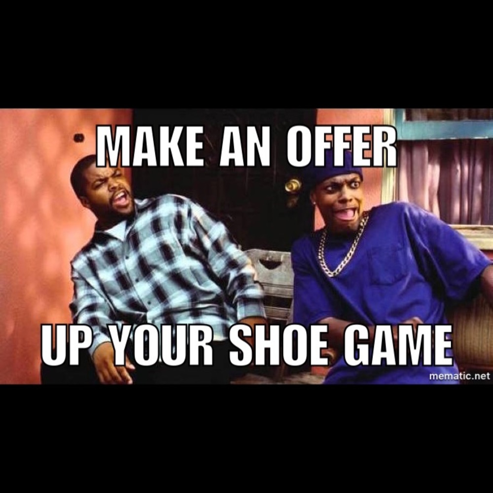 Make an offer on any shoe!