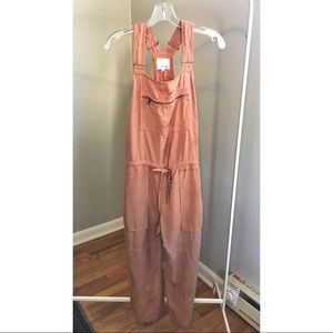Distressed Aritzia Overalls