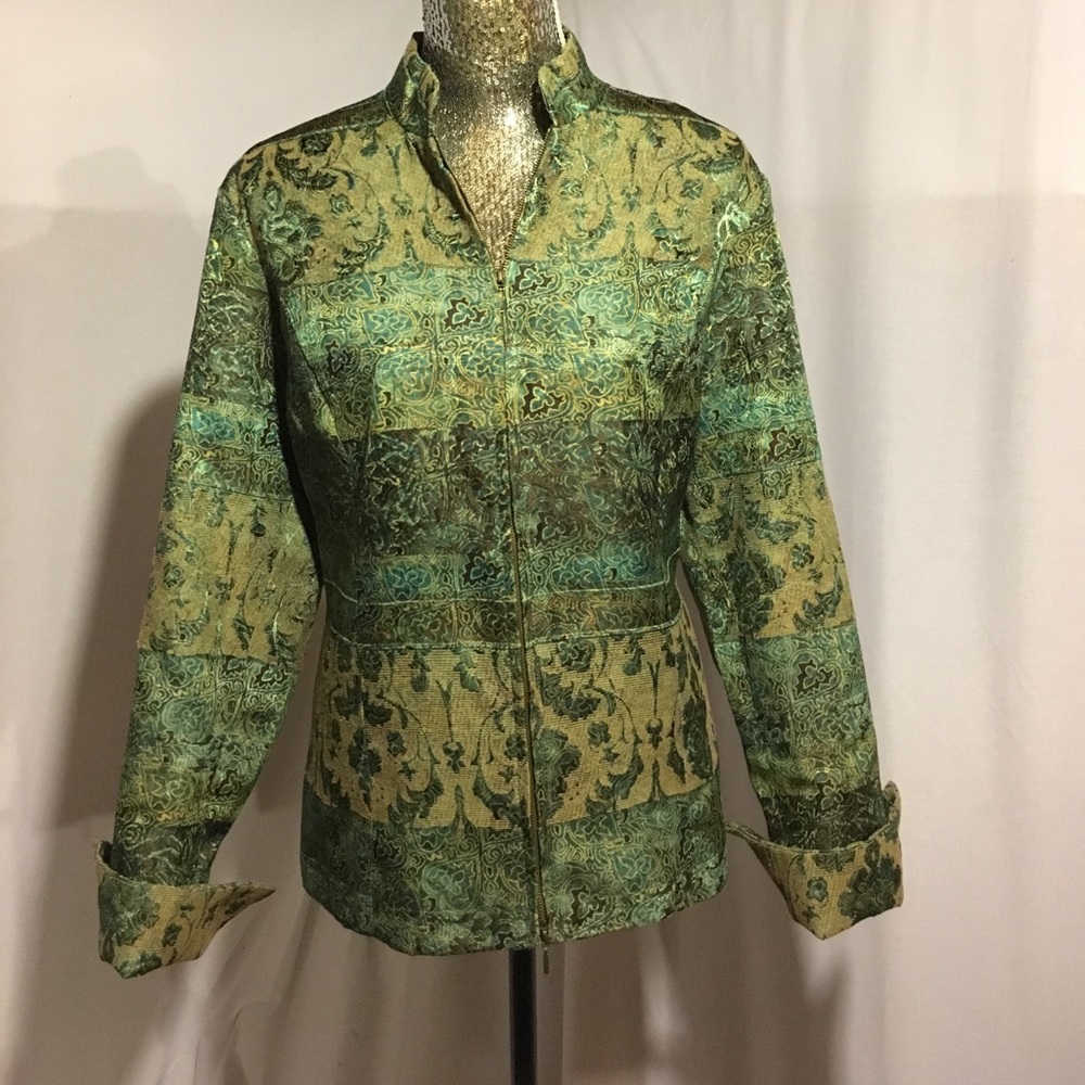 Coldwater Creek a sophisticated jacket and earthy.