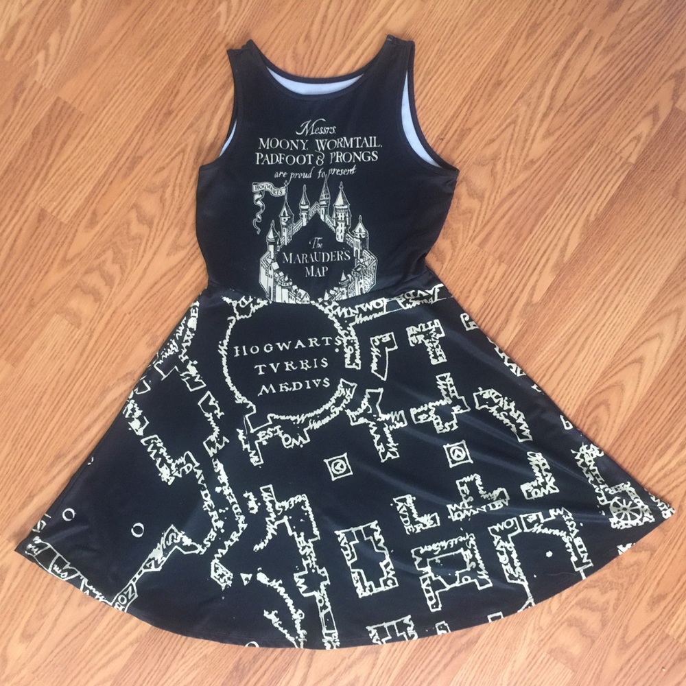 Harry Potter ⚡️Marauders Map Skater Dress