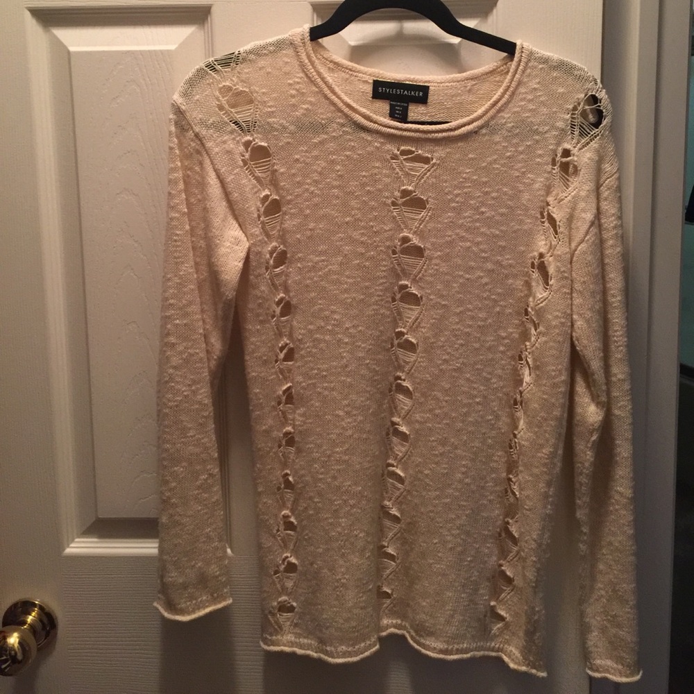 Stylestalker macaroon sweater Aso Nina Dobrev