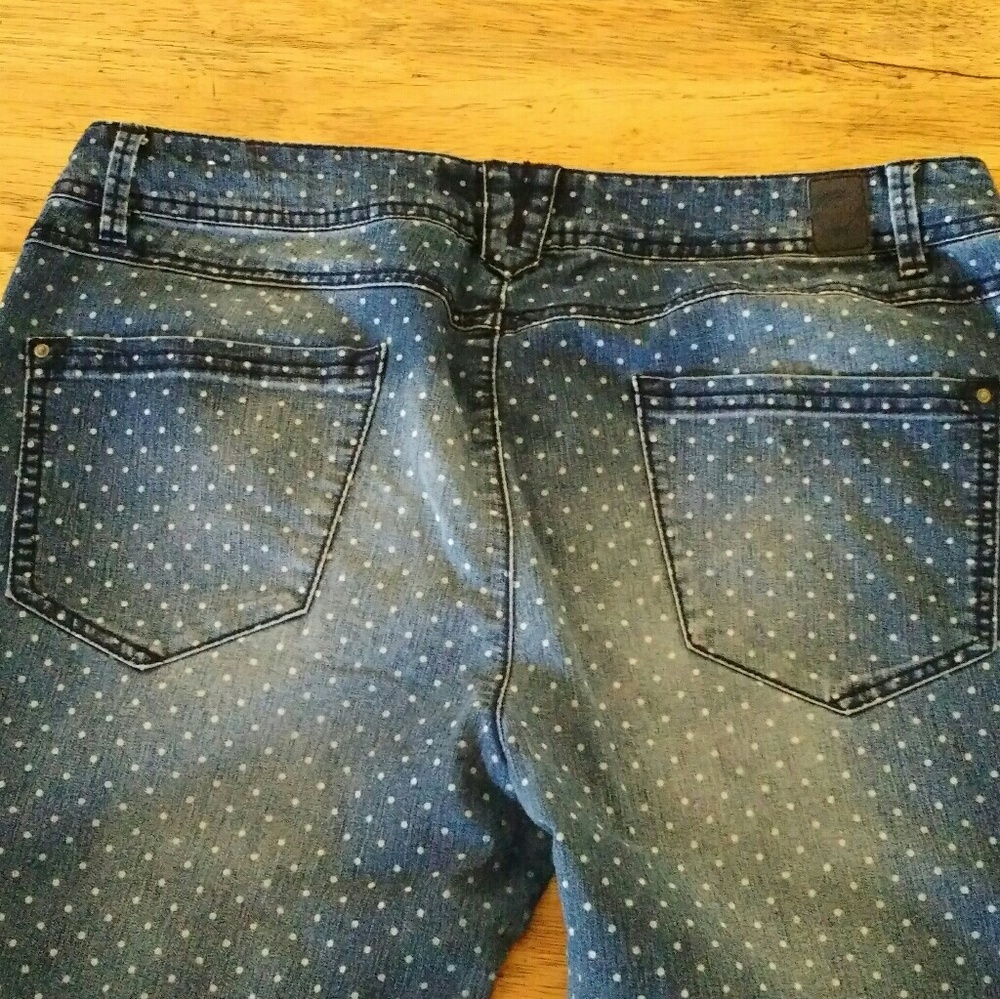 Cute polka dot jeans