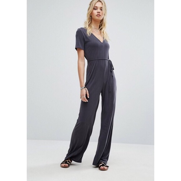 New  soft charcoal grey jumpsuit - Picture 3 of 6