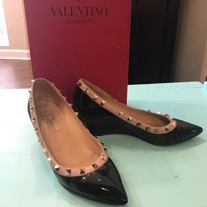 Valentino size 6 1/2 wedge