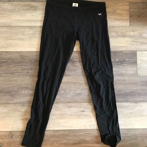 Basic Pink black leggings