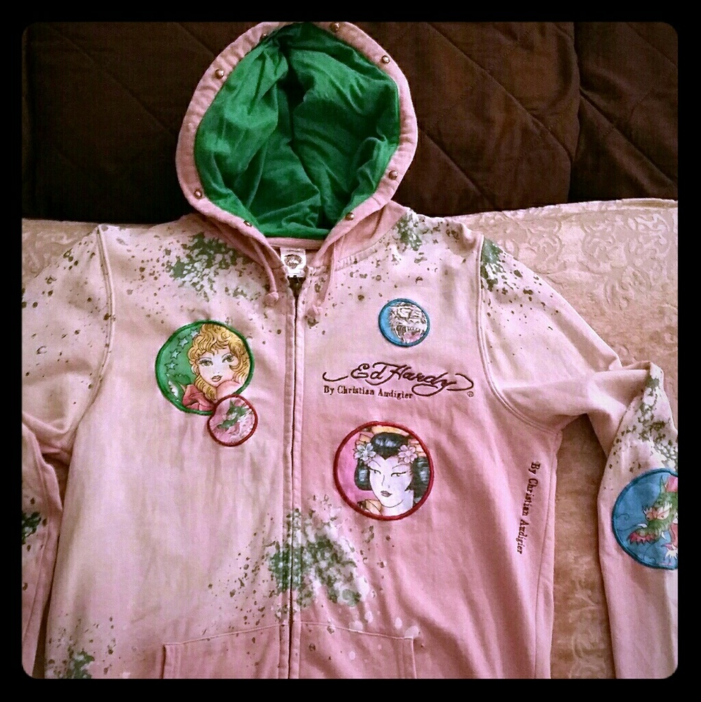 Ed Hardy hooded jacket